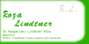 roza lindtner business card